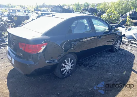 2010 Kia Forte Ex from USA, damaged, VIN KNAFU4A28A5852698